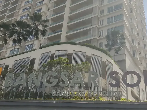 Bangsar South, with office and residential towers.