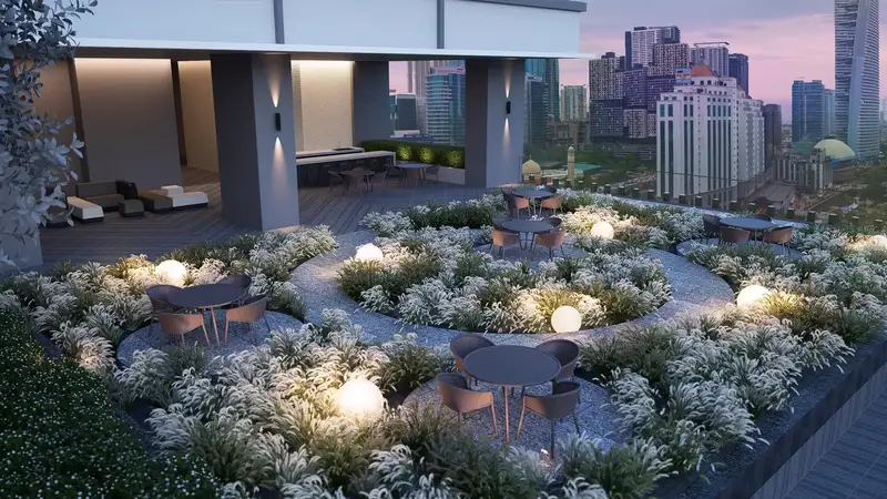 Twilight Garden on Level 8.